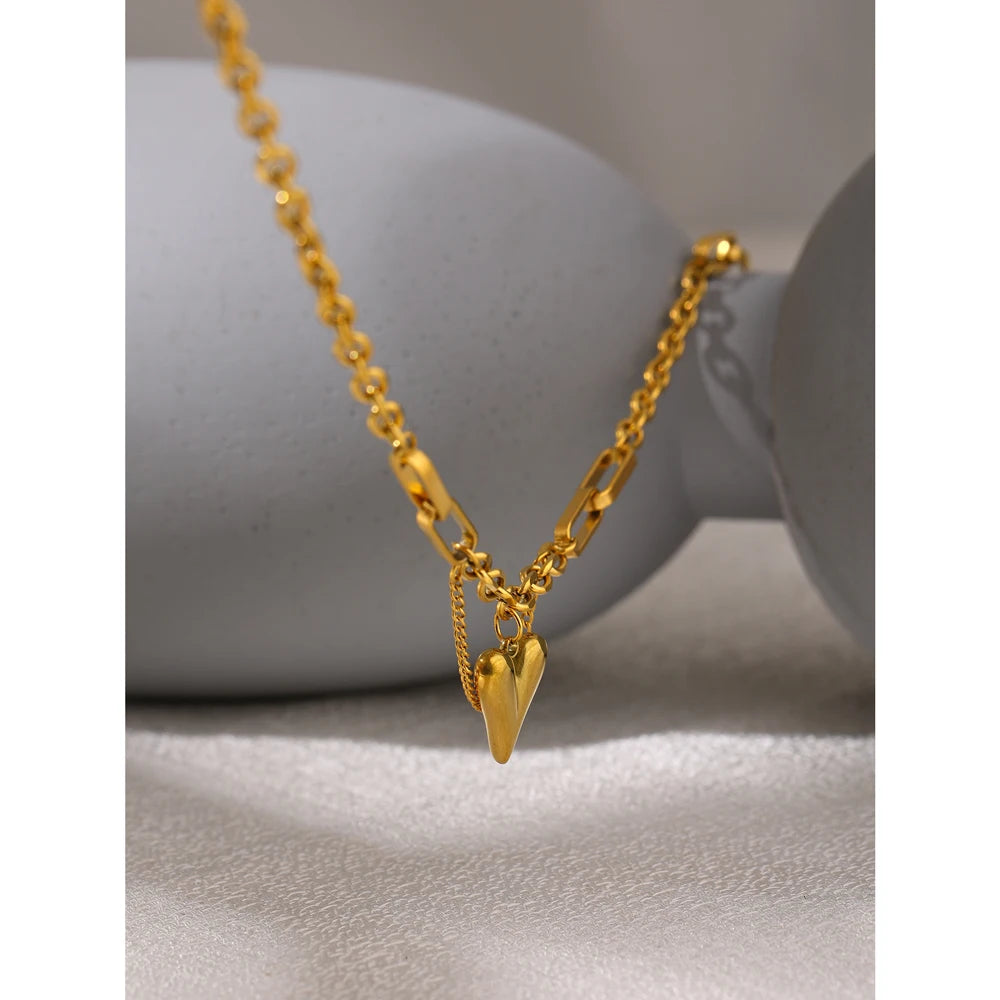 Chained Heart Necklace