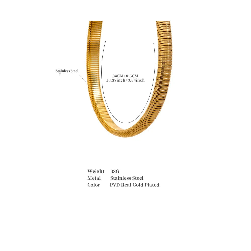 Clasped Collar Necklace