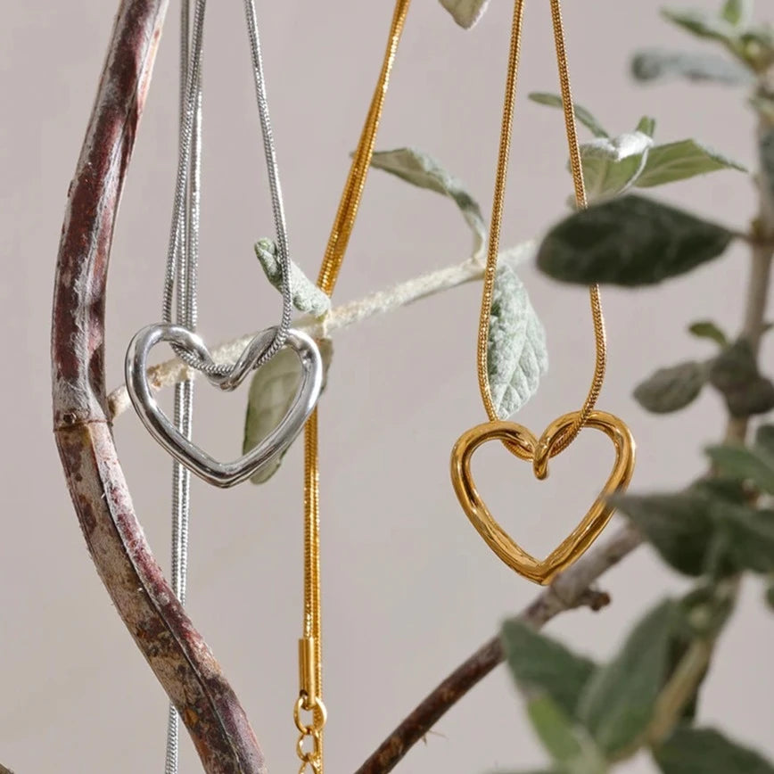 Heart On A String Necklace