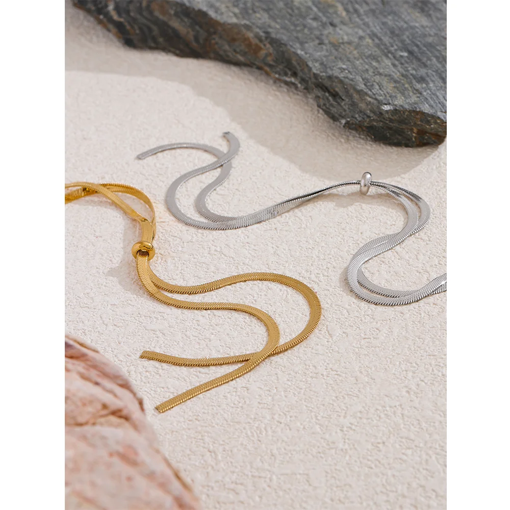 Long Snake Chain Necklace