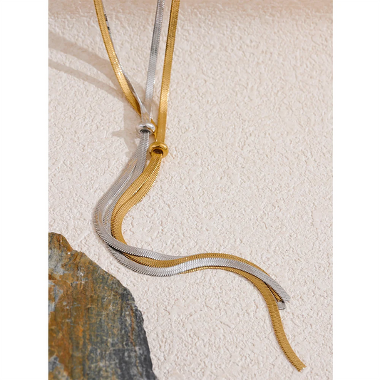 Long Snake Chain Necklace