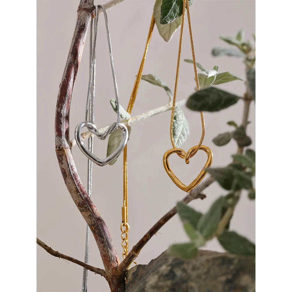 Heart On A String Necklace