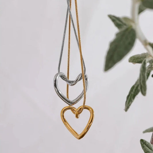 Heart On A String Necklace