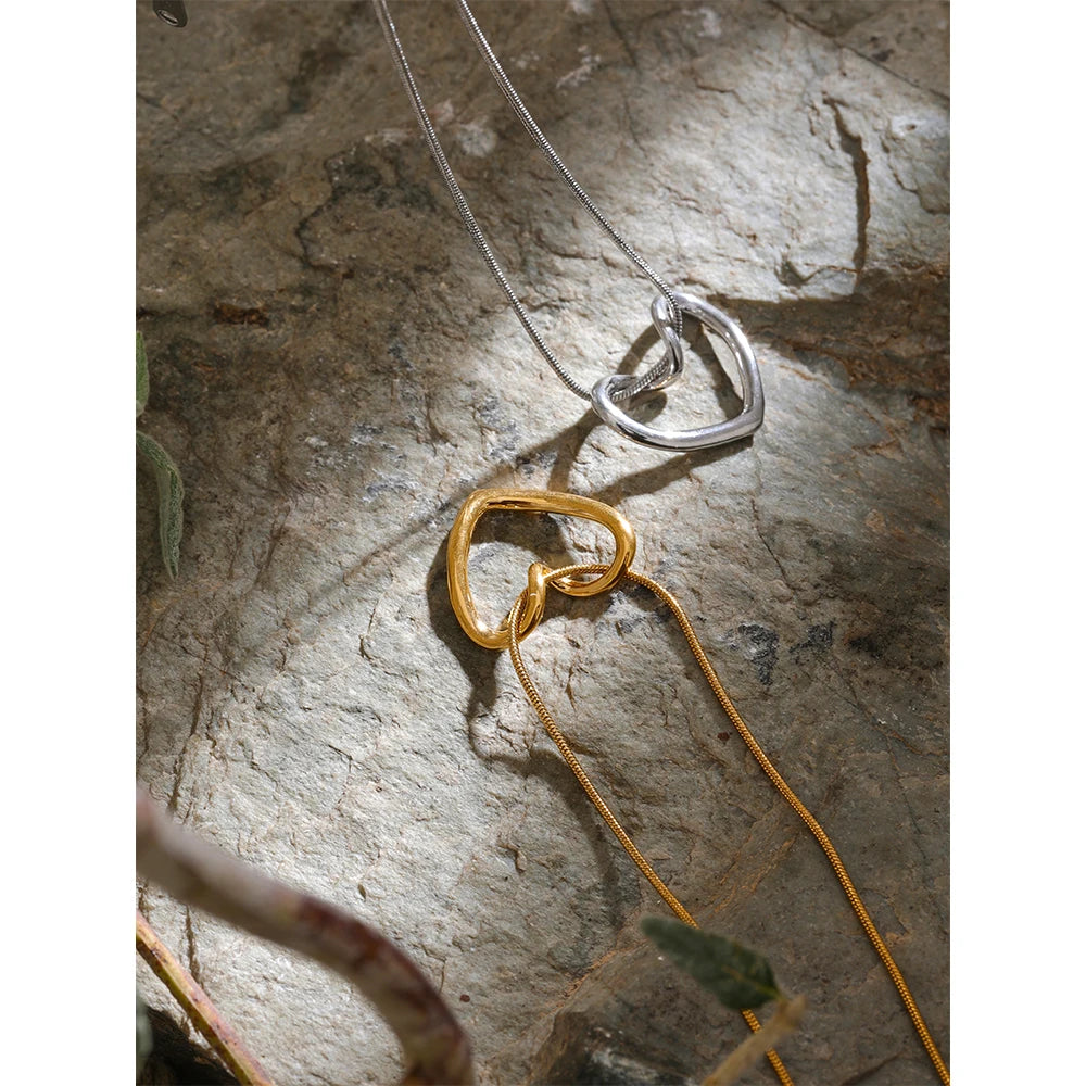 Heart On A String Necklace