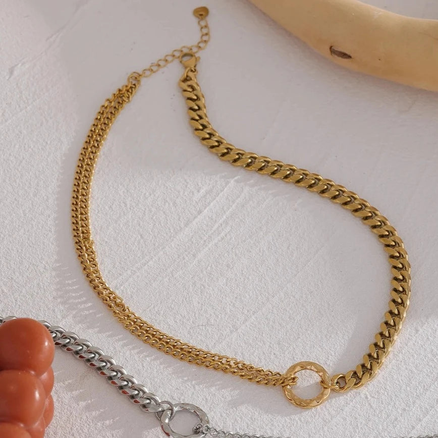 Double Standard Chain Necklace