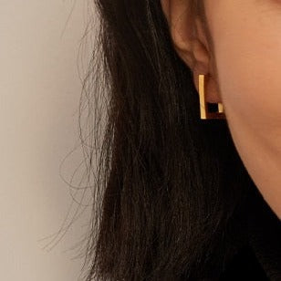 Square Hoop Earrings