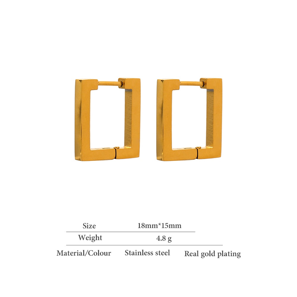 Square Hoop Earrings