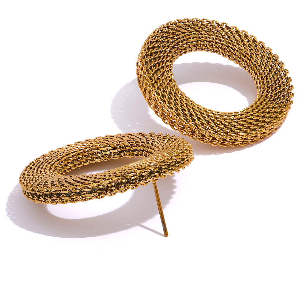 Woven Wreath Earrings